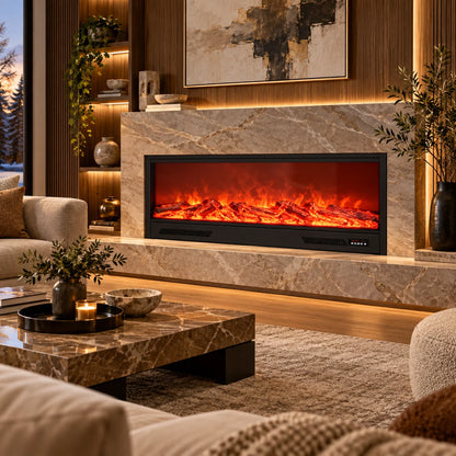 Luxury Electric Fireplace – A warm, cozy atmosphere without a traditional fire