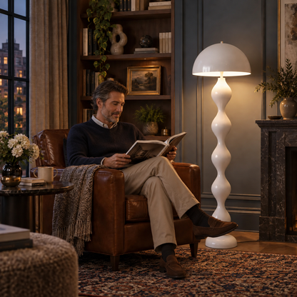 Nordic Retro Mushroom Floor Lamp – Iconic mushroom shape