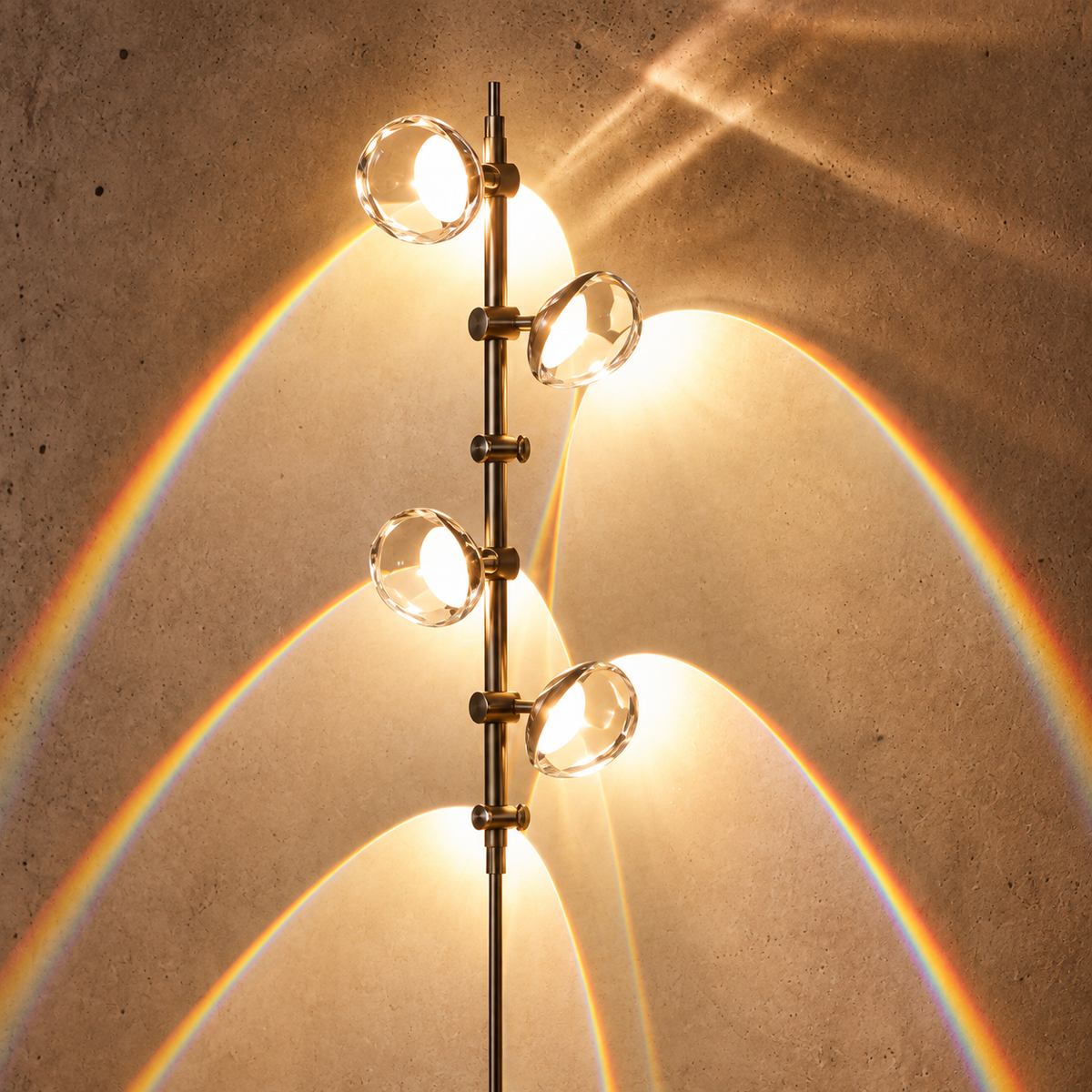 Modern Adjustable Arc LED Floor Lamp