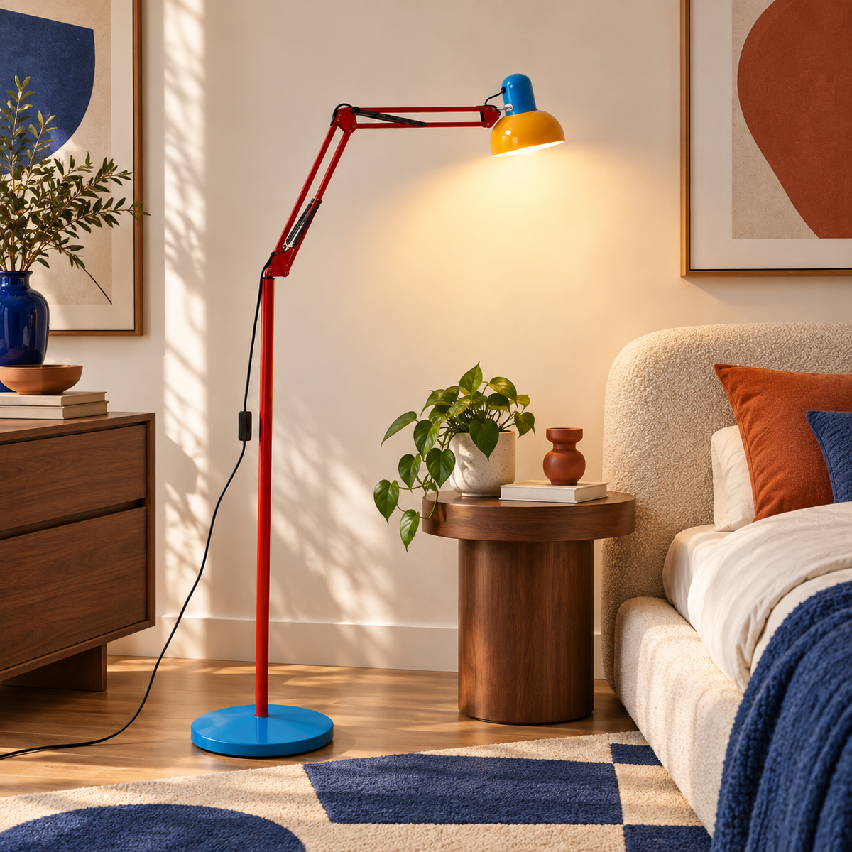 Modern Foldable LED Corner Floor Lamp