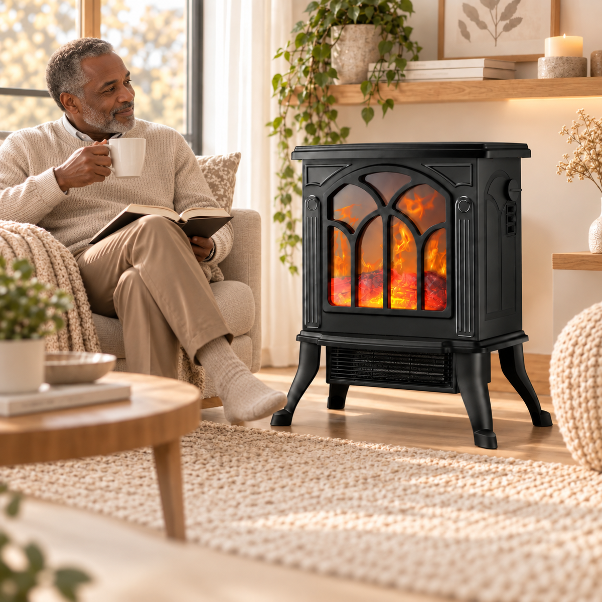 Electric fireplace stove – Create a cozy atmosphere in seconds