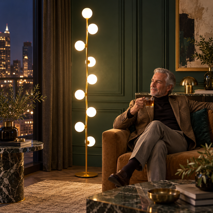 Nordic Spherical Floor Lamp