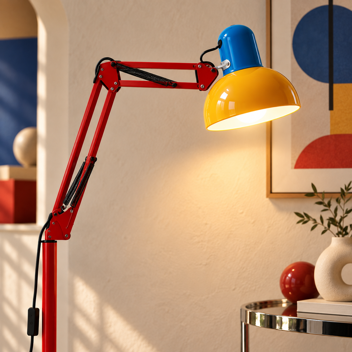 Modern Foldable LED Corner Floor Lamp