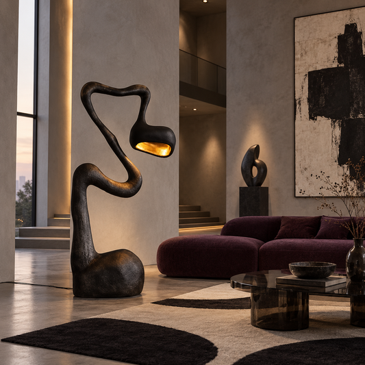 Sculptural Nordic Floor Lamp