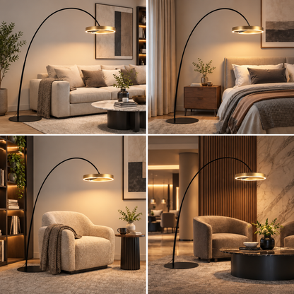 LED Floor Lamp – Ideal for the living room, bedroom, hotel, or relaxation area