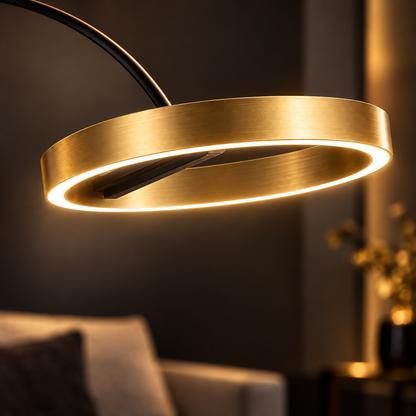 LED Floor Lamp – Sleek, built-in LED lighting