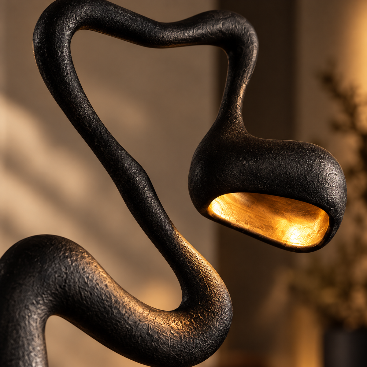 Sculptural Nordic Floor Lamp – Contemporary, high-end Nordic style