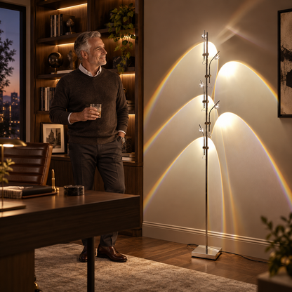 Modern Adjustable Arc LED Floor Lamp