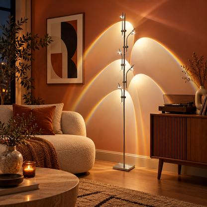 Modern Adjustable Arc LED Floor Lamp
